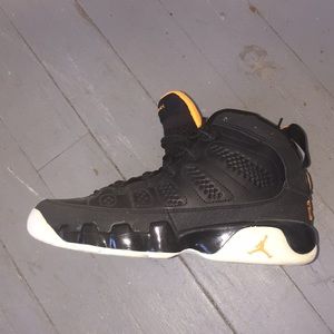 Jordan 9’s black and yellow